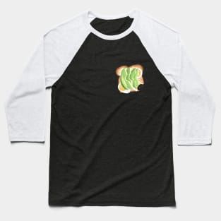 Avocado on Toast Baseball T-Shirt